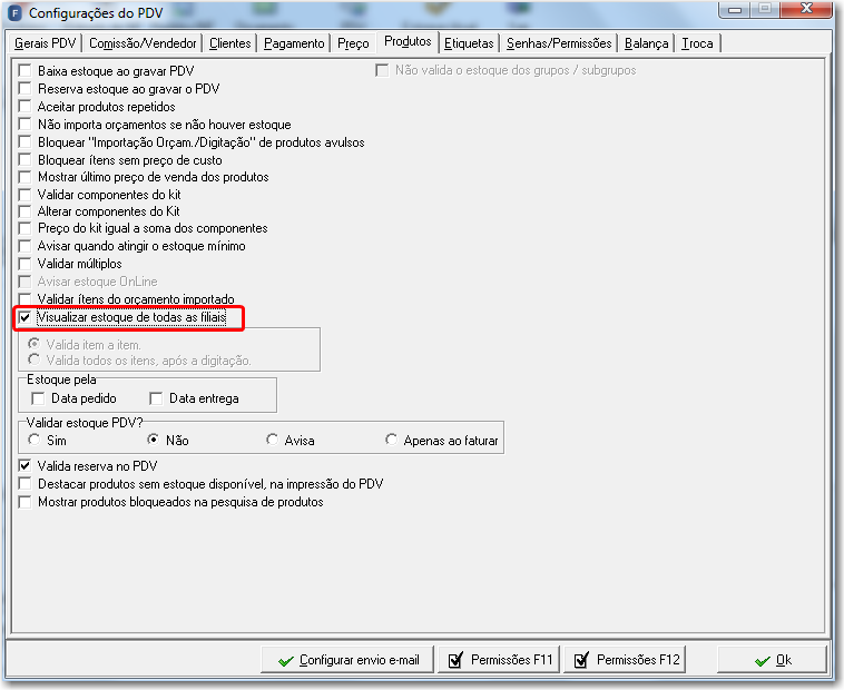 RESULTH START Movimento PDV (Chamado 28079) Funcionalidade Nas configurações do PDV, aba Produtos, foi adicionado o parâmetro "Visualizar