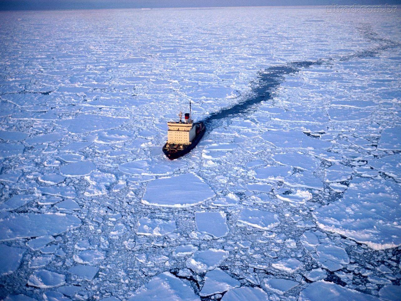 Oceano Glacial Ártico 14.600.000 Km² Localizado no extremo norte da Terra.