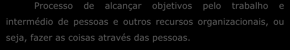 1. FUNÇÕES DA ADMINISTRAÇÃO 1.1. Conceitos Vivemos numa sociedade composta por organizações de vários tipos.