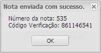 Importante Após concluir a substituição, o sistema fará o cancelamento da NFS-e anterior e notificará o tomador via e mail.