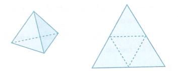1. É dado um prisma cuja base é uma região quadrada de área 4 cm. O volume do prisma é 80 cm³. Calcule a área lateral e a área total do prisma. 1.