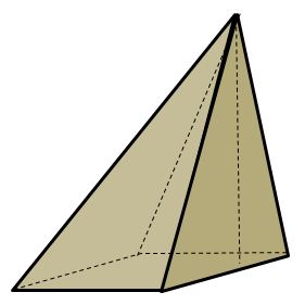 PIRÂMIDES Pirâmides são poliedros com uma só base poligonal. As suas faces laterais são triângulos.