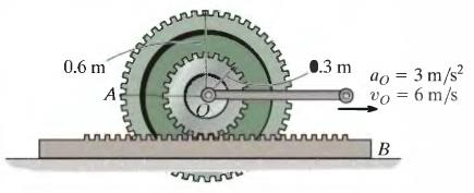 15. Uma engrenagem planetária consiste numa engrenagem central A (Sol) que está conectada com a engrenagem B, que possui uma engrenagem acoplada C, a qual é também conectada à engrenagem externa R.