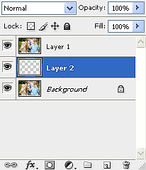 Duplique a layer Background utilizando as teclas de atalho <Ctrl>+<J>.