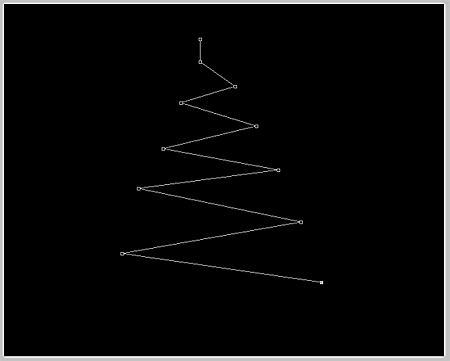 Criando uma Árvore de Natal com Efeitos e Brilho Com o um novo documento aberto, pressione a tecla <D> para resetar as cores de Foreground e Background para preto e branco,