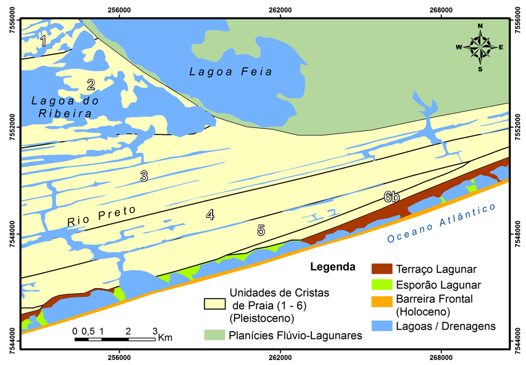 Figura 53: Mapeamento Geomorfológico do setor NE da planície.