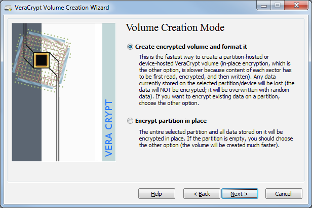 Com o disco selecionado clicar em NEXT Figura 22 Localização do dispositivo Selecionar a opção Create encrypted volume and