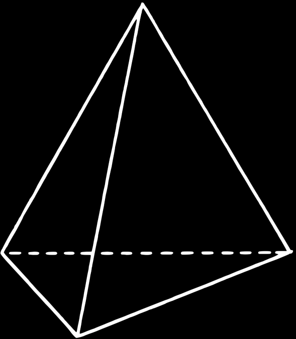 A A O Tetraedro formado por