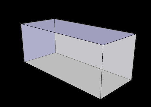 A A O Paralelepípedo com base quadrada ou