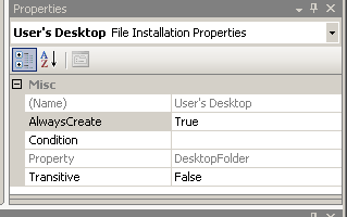 Temos 3 áreas: Para criar um ícone no Desktop, acesse User's Desktop Marcar AlwaysCreate
