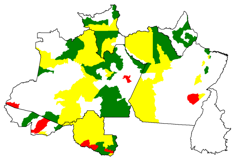 Região Norte Número de municípios em situação de risco: 124 municípios participaram do LIRAa aumento de 1,7% em relação a novembro de 2013 55 em situação satisfatória 52 em situação de alerta 17 em