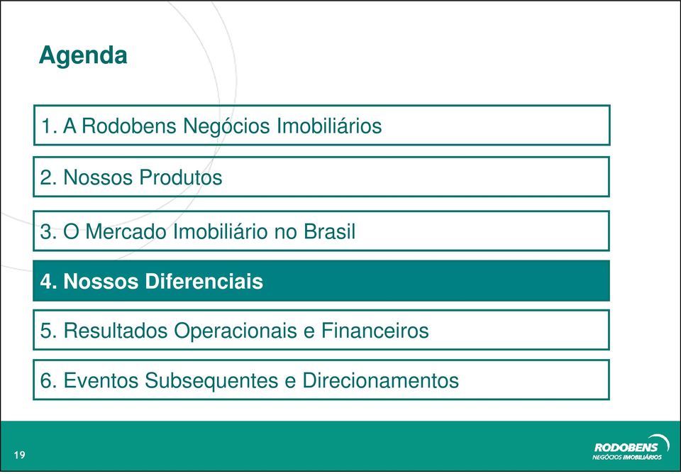 O Mercado Imobiliário no Brasil 4.