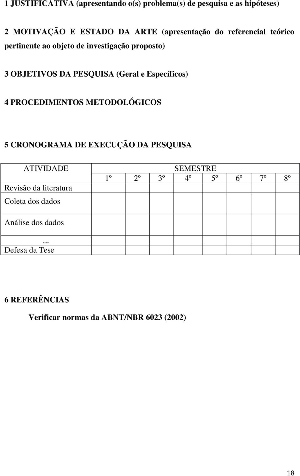 PROCEDIMENTOS METODOLÓGICOS 5 CRONOGRAMA DE EXECUÇÃO DA PESQUISA ATIVIDADE Revisão da literatura Coleta dos dados