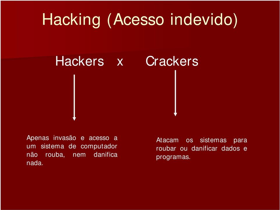 computador não rouba, nem danifica nada.