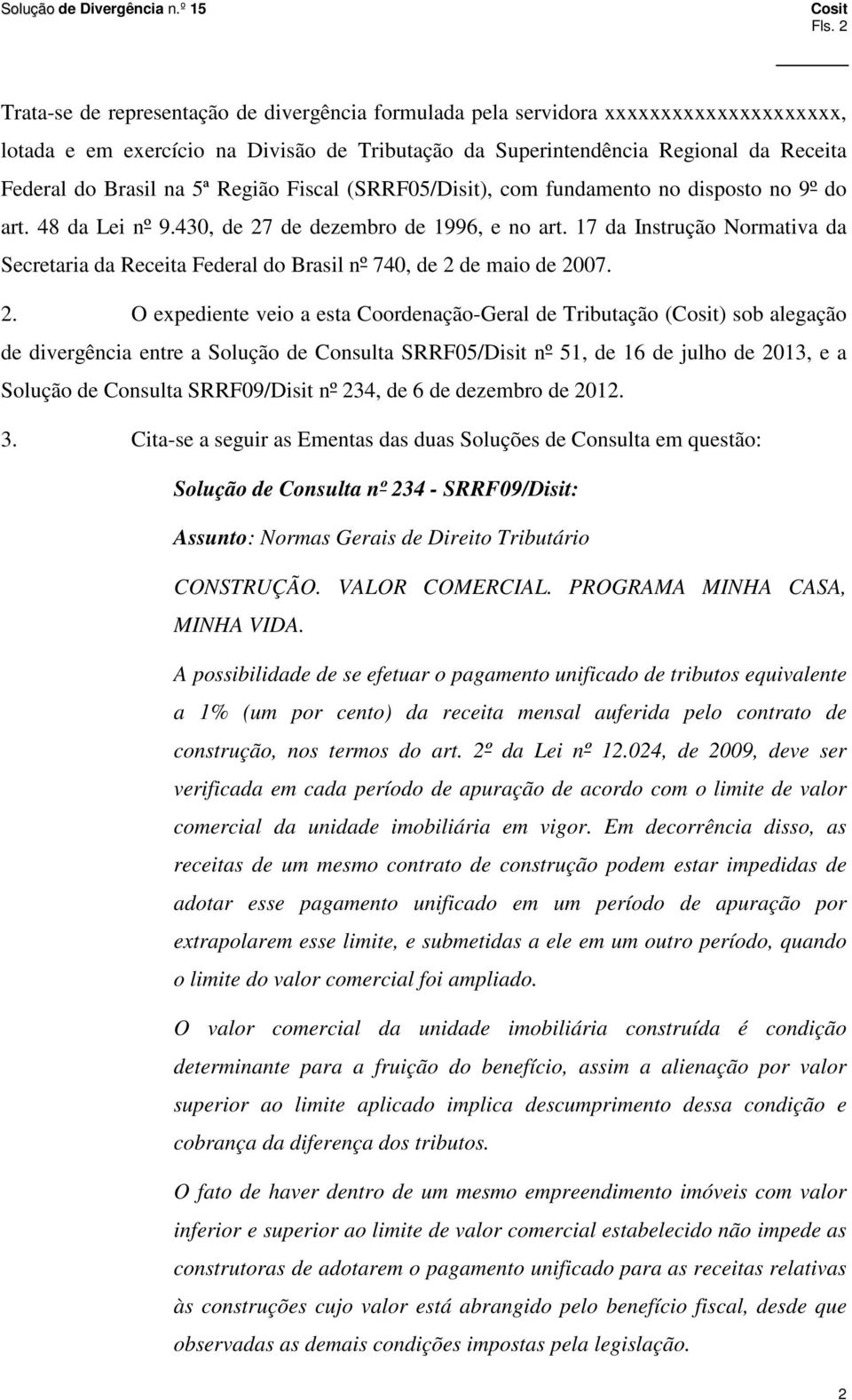 17 da Instrução Normativa da Secretaria da Receita Federal do Brasil nº 740, de 2 