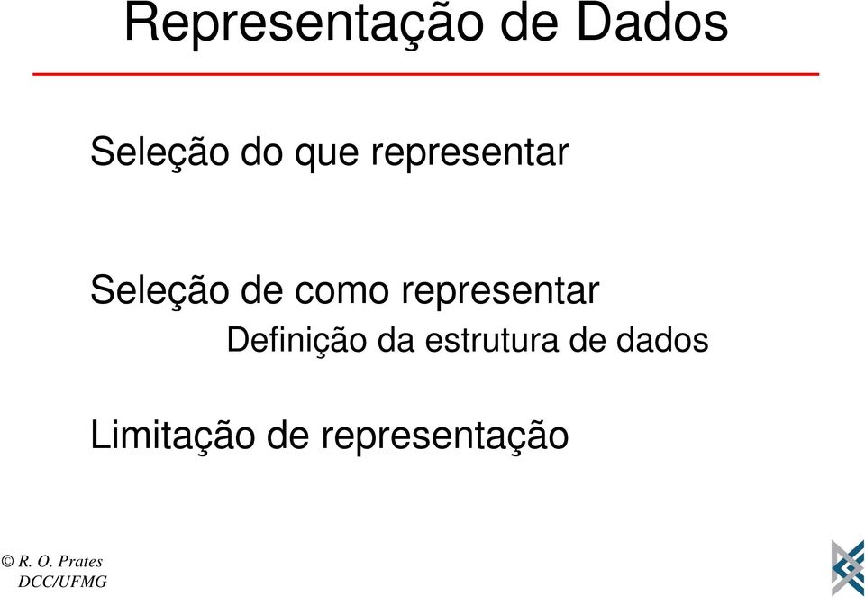 representar Definição da