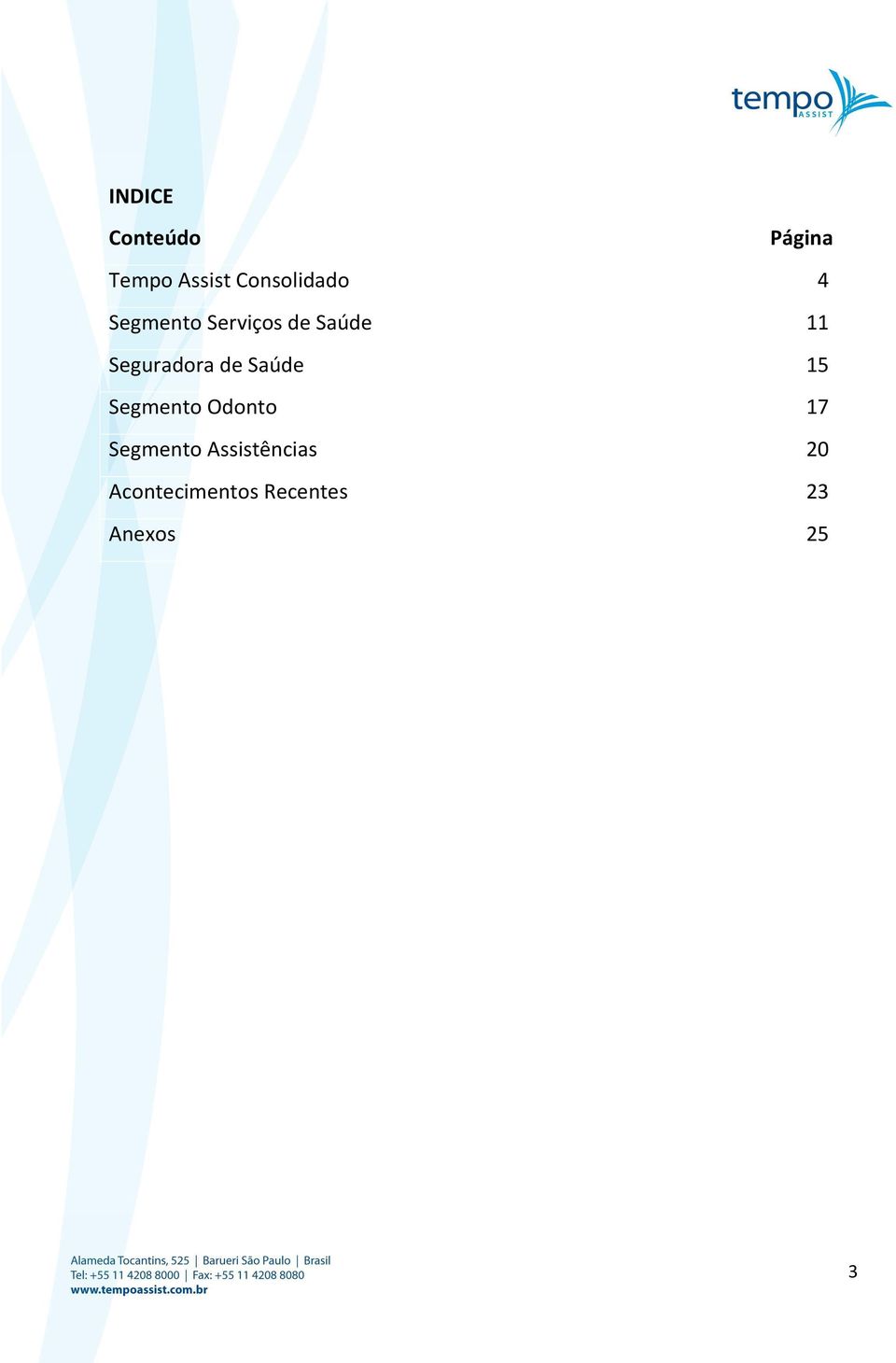 Seguradora de Saúde 15 Segmento Odonto 17