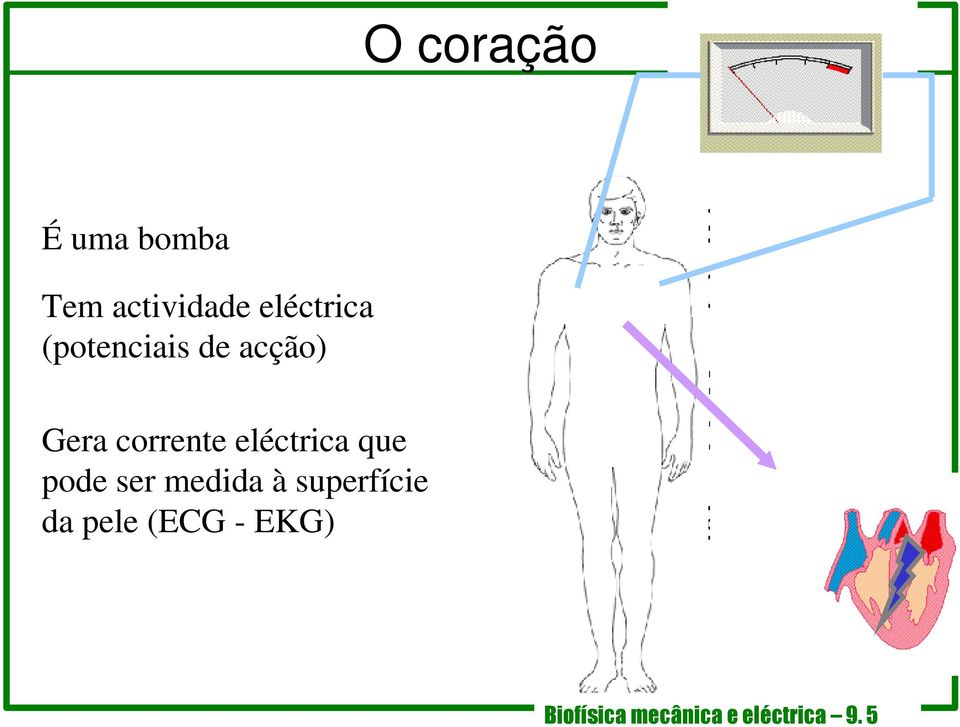 eléctrica que pode ser medida à superfície da