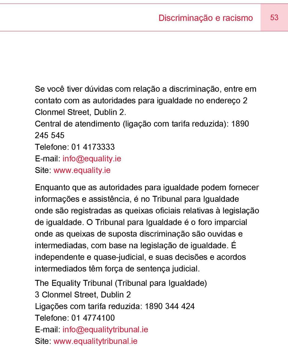 ie Site: www.equality.