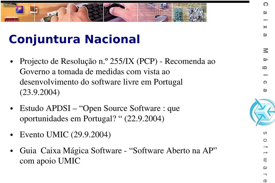 do software livre em Portugal (23.9.