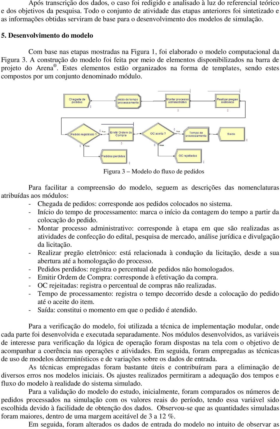 Desenvolvimento do modelo Com base nas etapas mostradas na Figura 1, foi elaborado o modelo computacional da Figura 3.