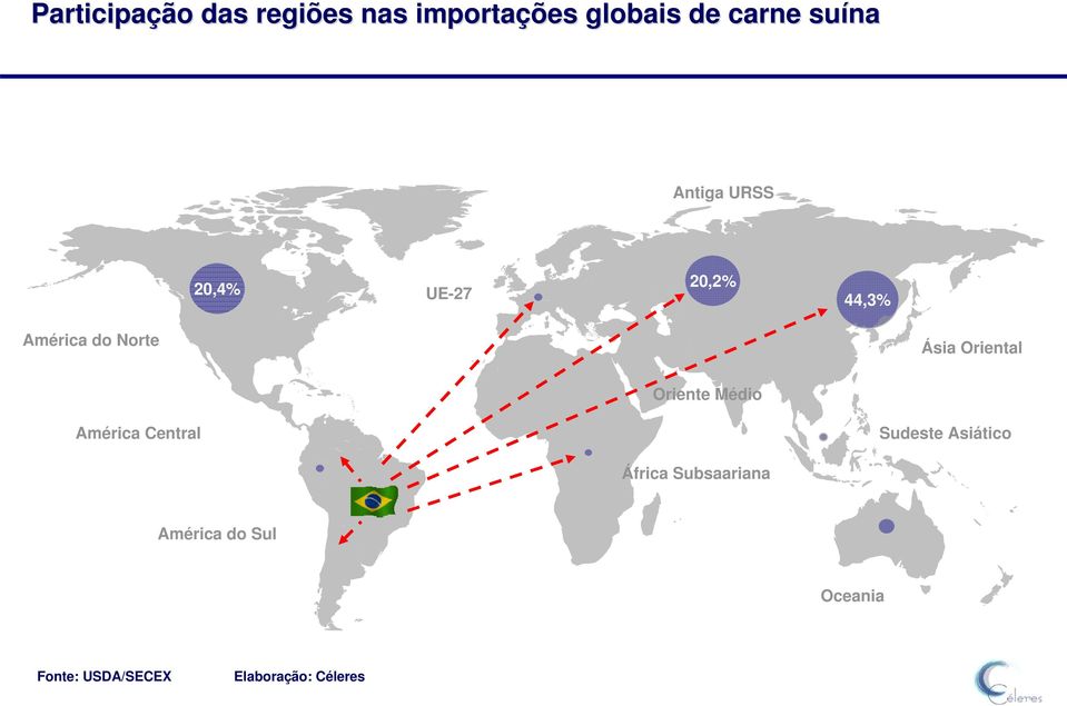 Oriental Oriente Médio América Central Sudeste Asiático África