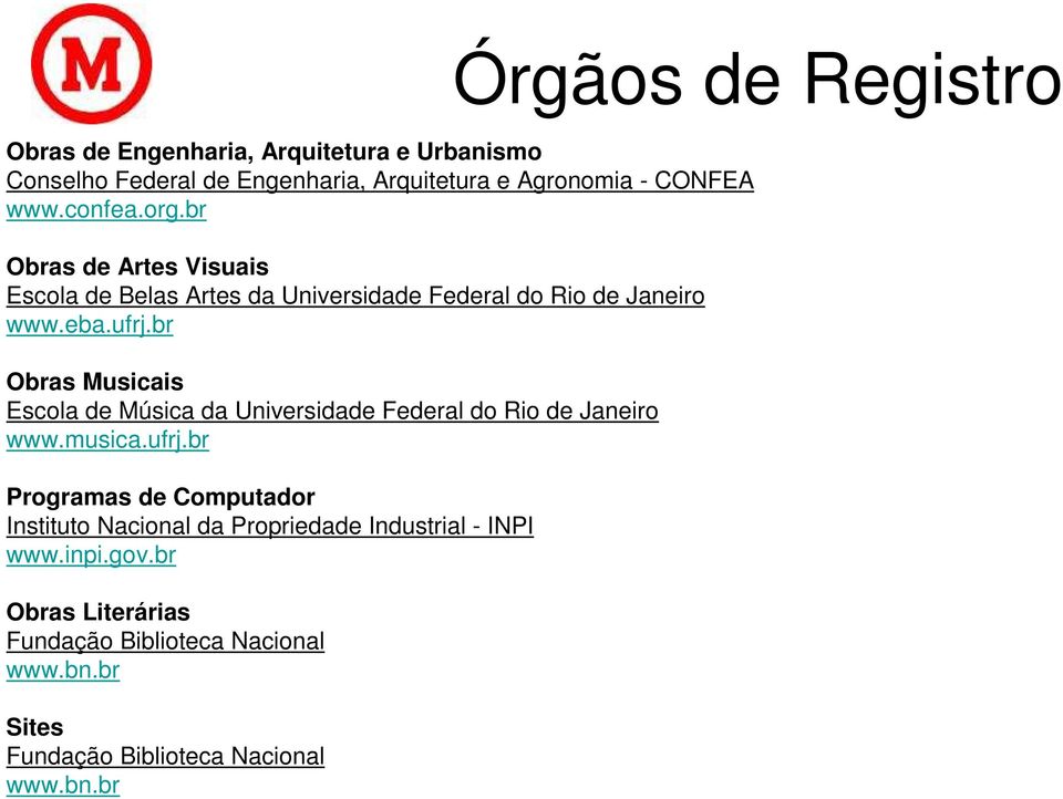 br Obras Musicais Escola de Música da Universidade Federal do Rio de Janeiro www.musica.ufrj.