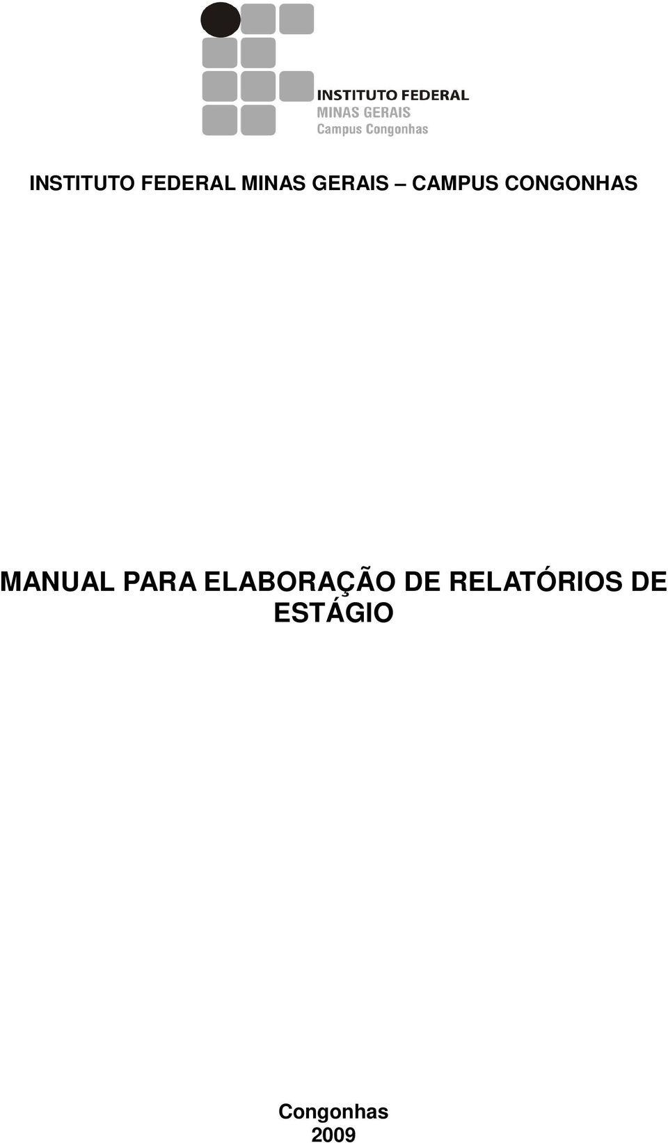 MANUAL PARA ELABORAÇÃO DE