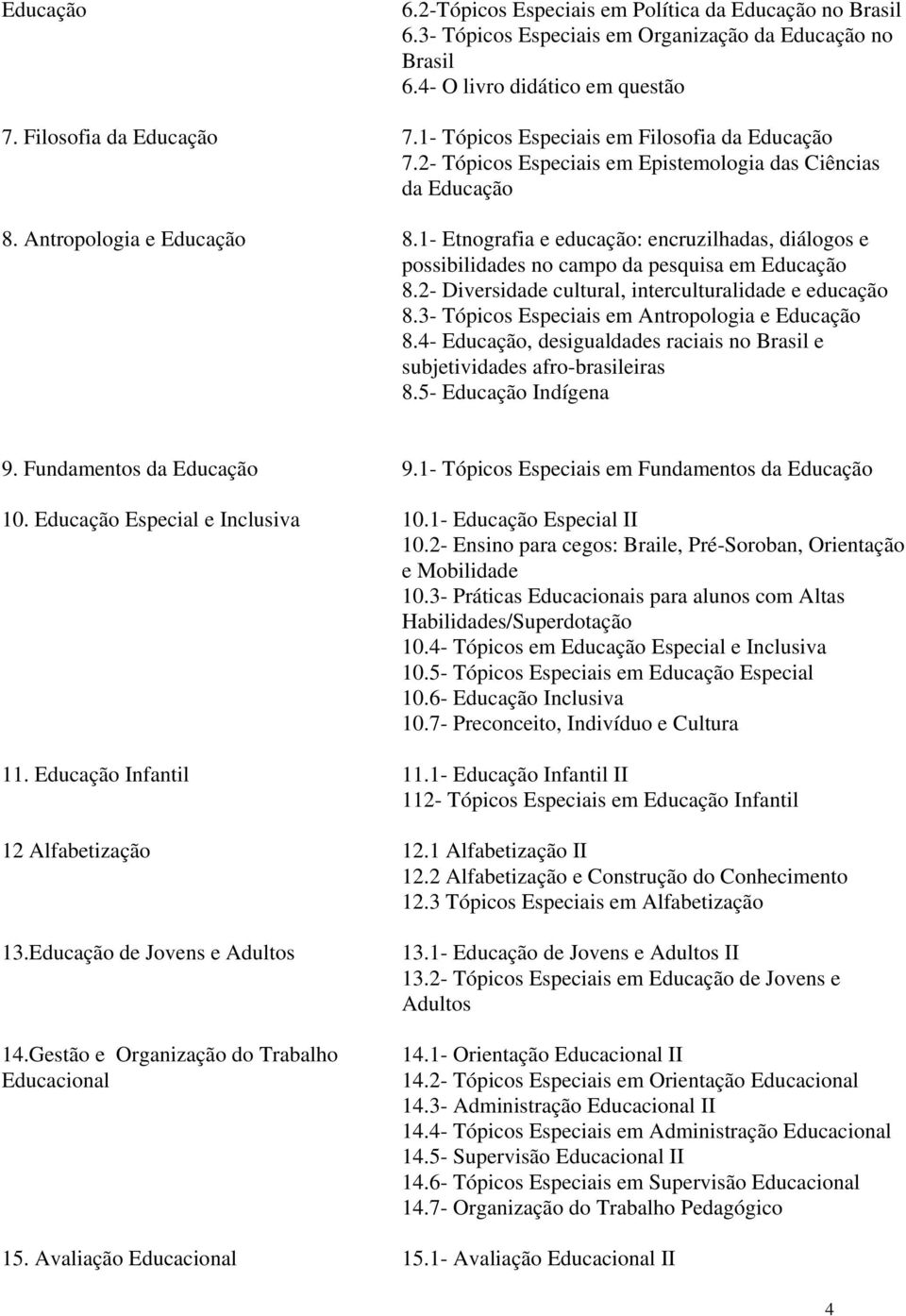 1- Etnografia e educação: encruzilhadas, diálogos e possibilidades no campo da pesquisa em Educação 8.2- Diversidade cultural, interculturalidade e educação 8.