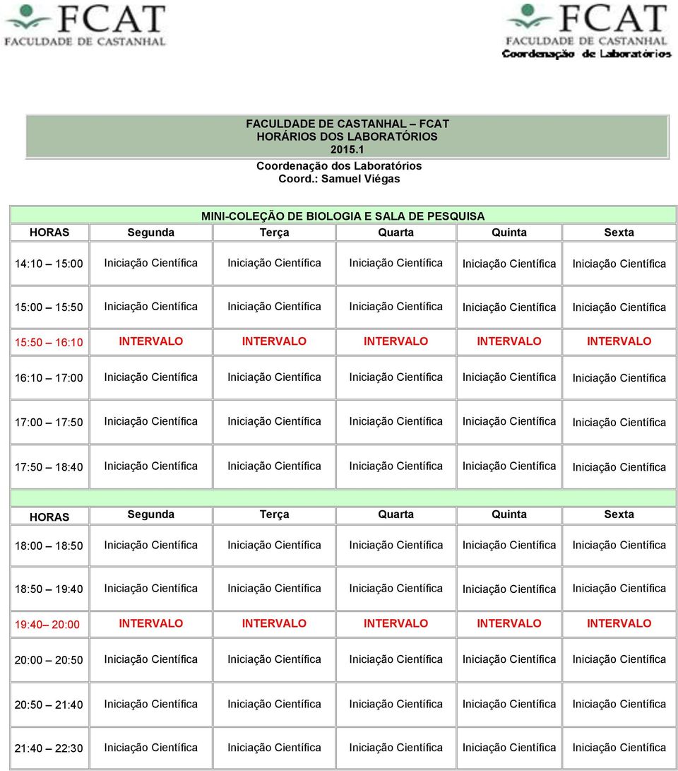 Iniciação  Iniciação  Iniciação  Iniciação Científica Iniciação Científica Iniciação Científica