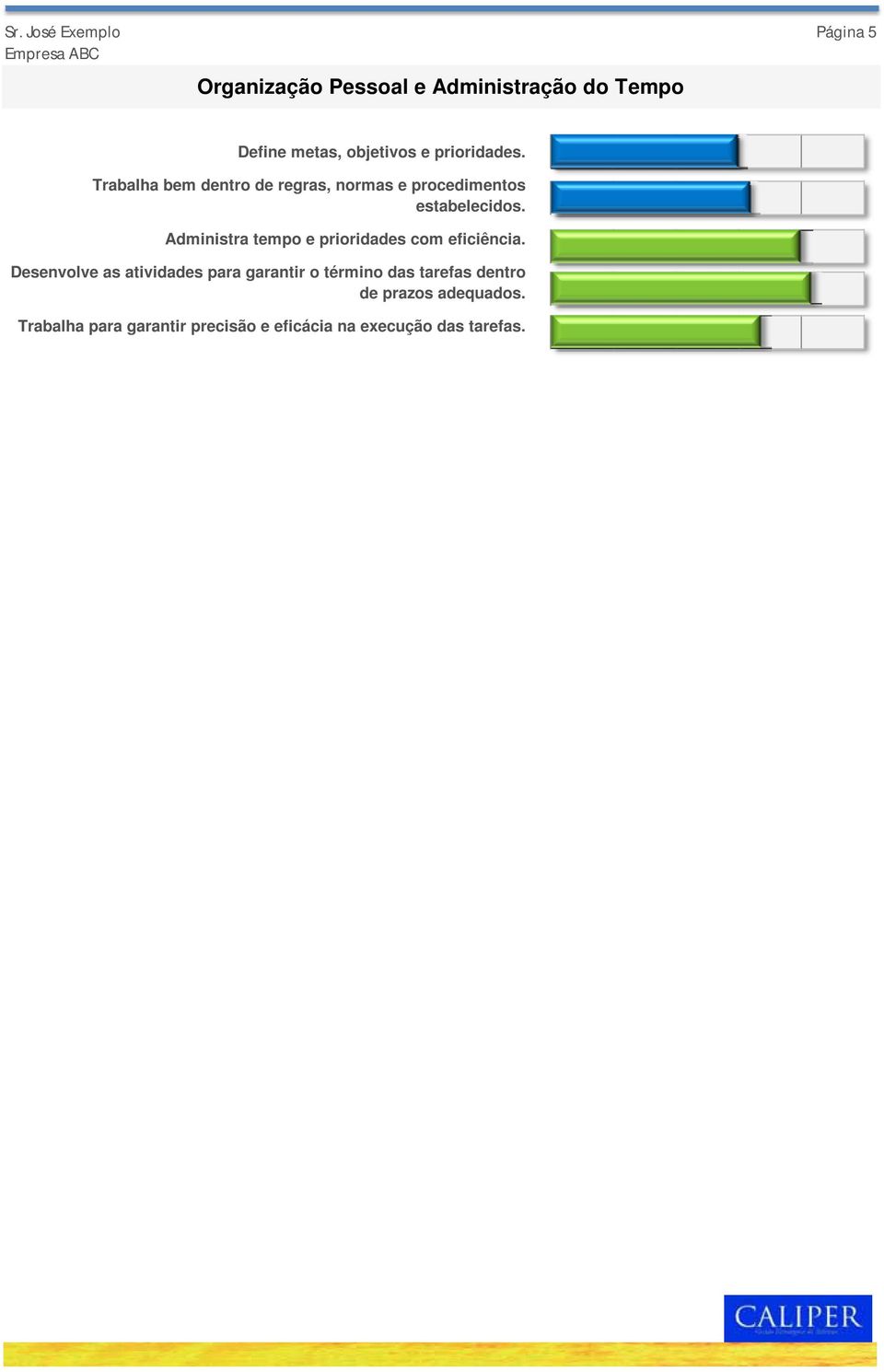 Administra tempo e prioridades com eficiência.