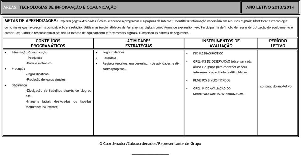 definição de regras de utilização do equipamento e cumpri-las; Cuidar e responsabilizar-se pela utilização de equipamento e ferramentas digitais, cumprindo as normas de segurança.