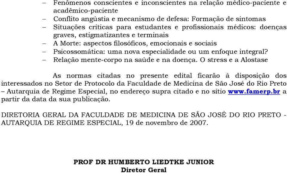 Relação mente-corpo na saúde e na doença.