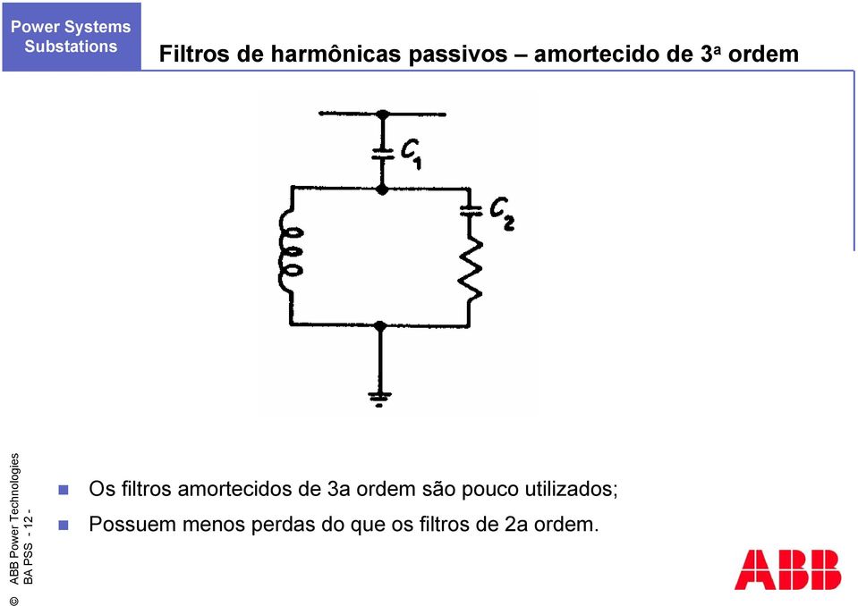 amortecidos de 3a ordem são pouco