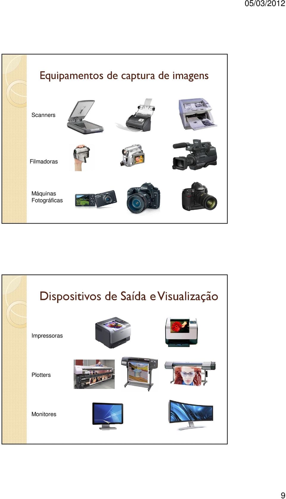 Fotográficas Dispositivos de Saída e