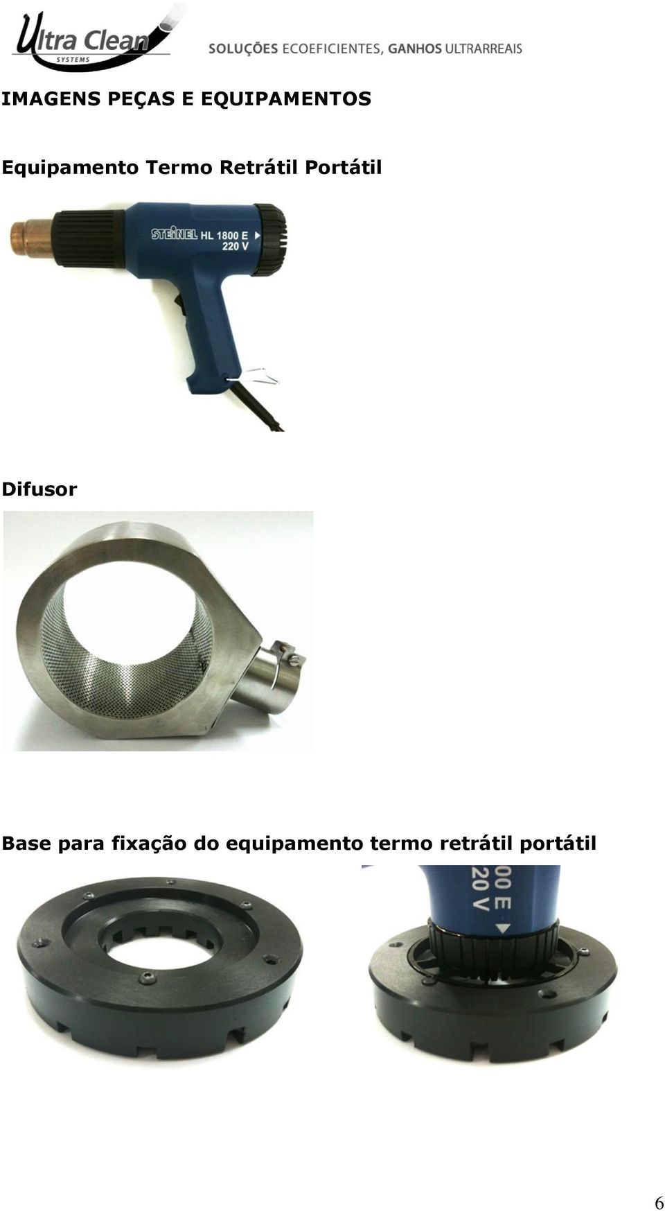 Portátil Difusor Base para