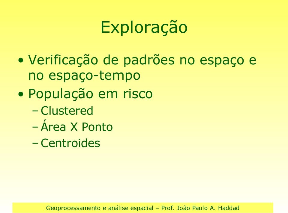 espaço-tempo População em