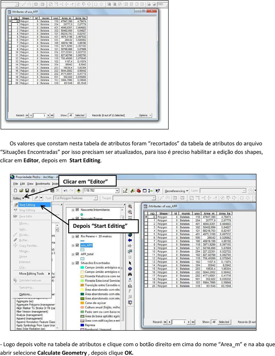 Editor, depois em Start Editing.