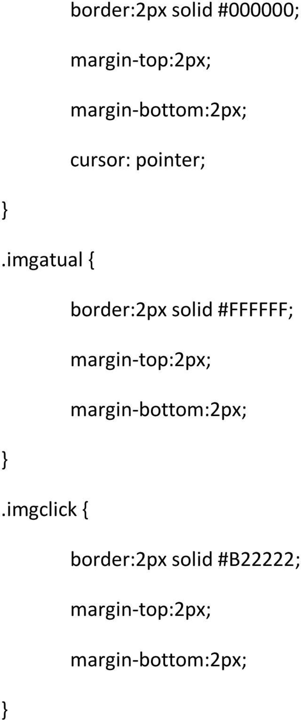 imgatual { border:2px solid #FFFFFF; margin-top:2px;