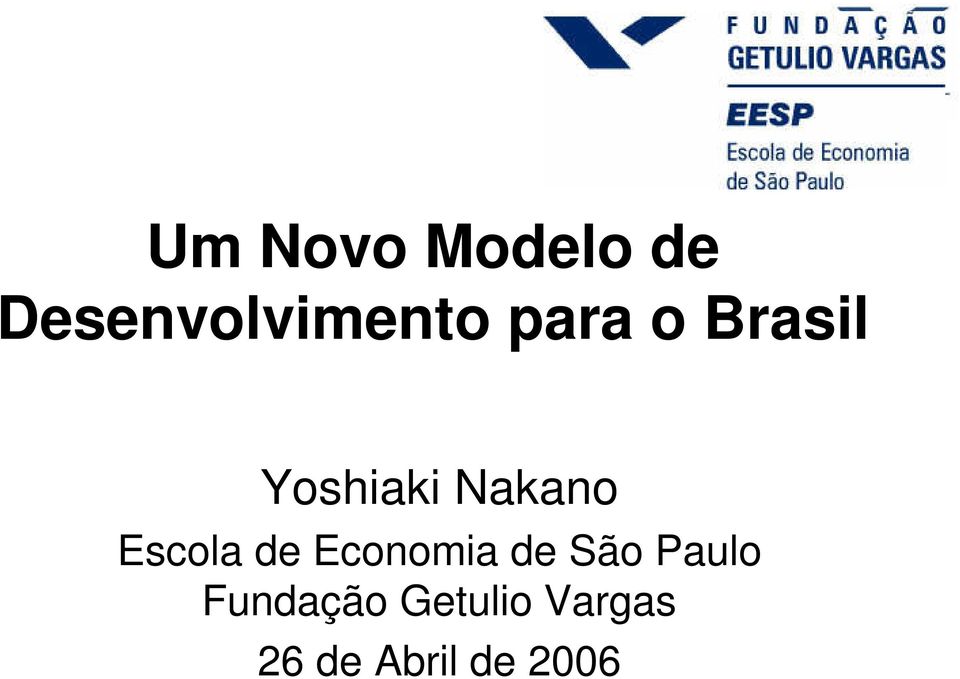 Escola de Economia de São Paulo