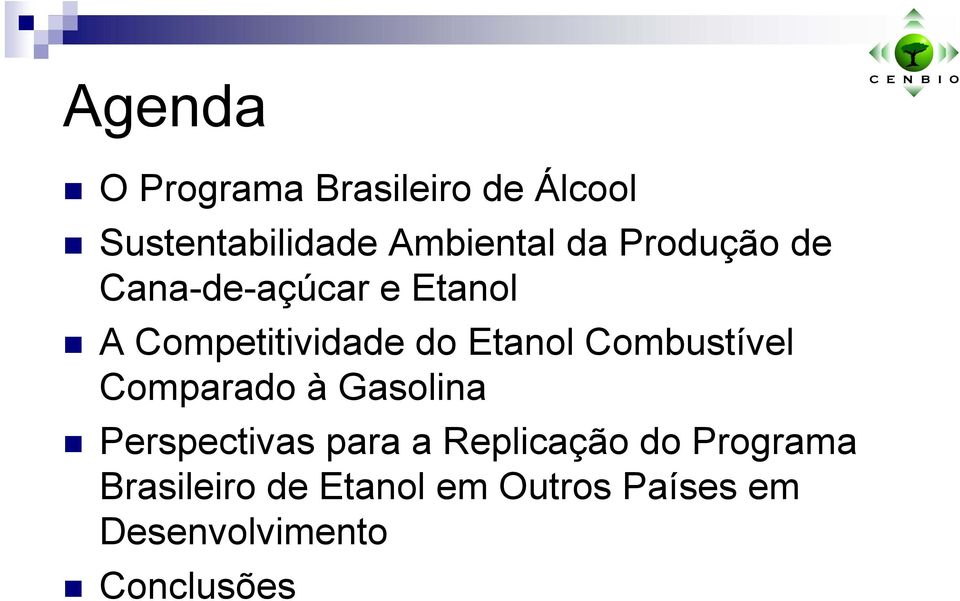 Combustível Comparado à Gasolina Perspectivas para a Replicação do