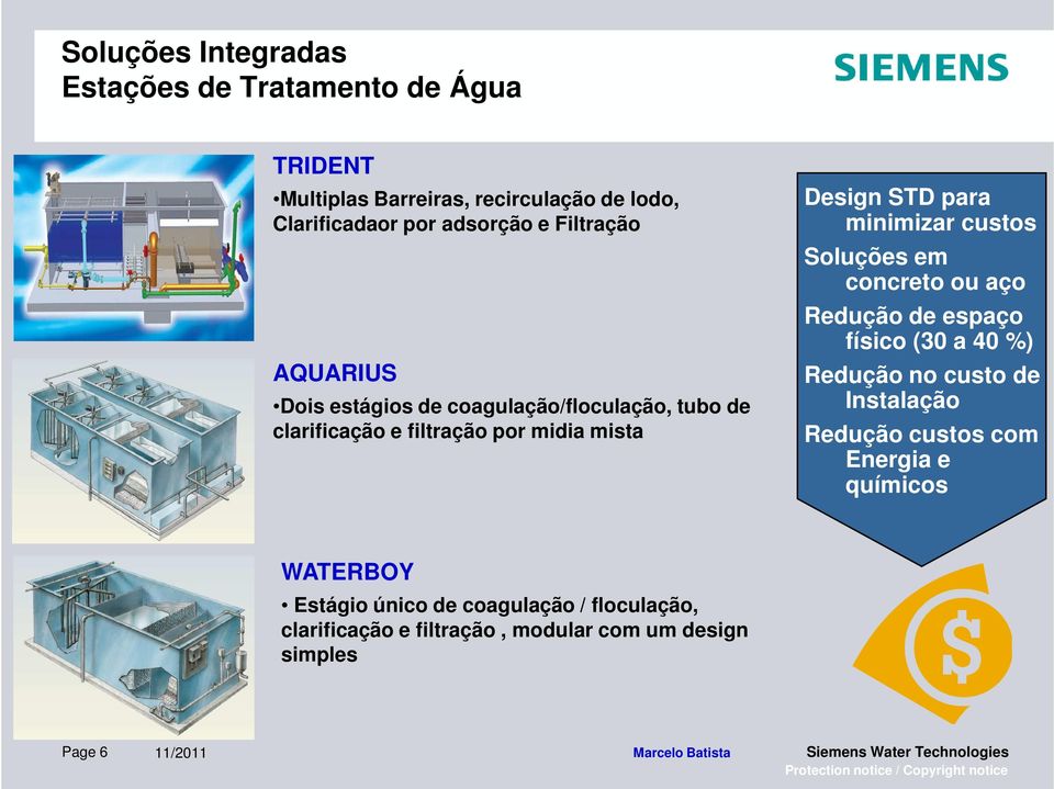 custos Soluções em concreto ou aço Redução de espaço físico (30 a 40 %) Redução no custo de Instalação Redução custos com Energia e