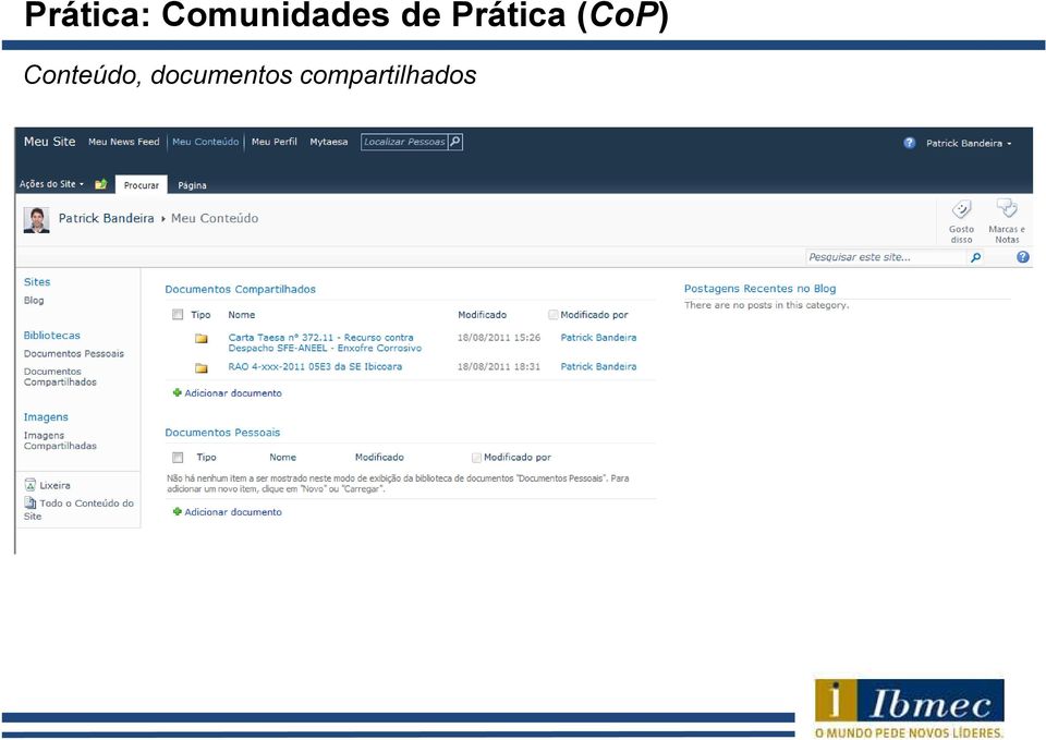 Prática (CoP)