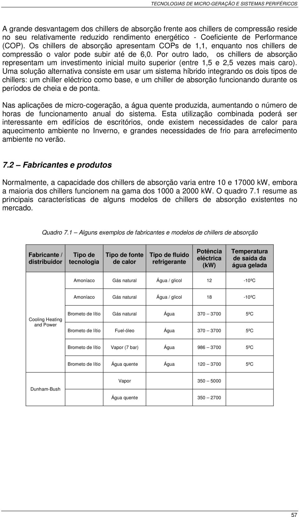 Por outro lado, os chillers de absorção representam um investimento inicial muito superior (entre 1,5 e 2,5 vezes mais caro).