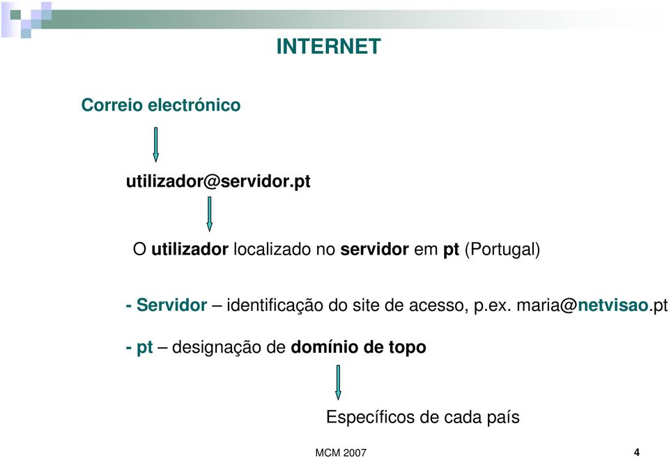 Servidor identificação do site de acesso, p.ex.