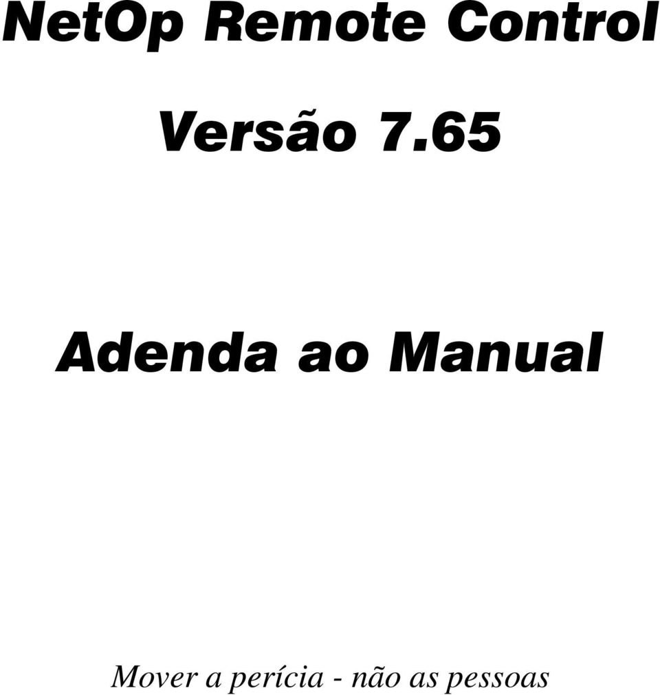 65 Adenda ao Manual