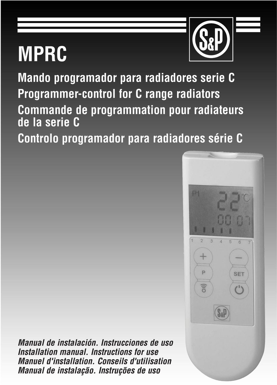 radiadores série C Manual de instalación. Instrucciones de uso Installation manual.