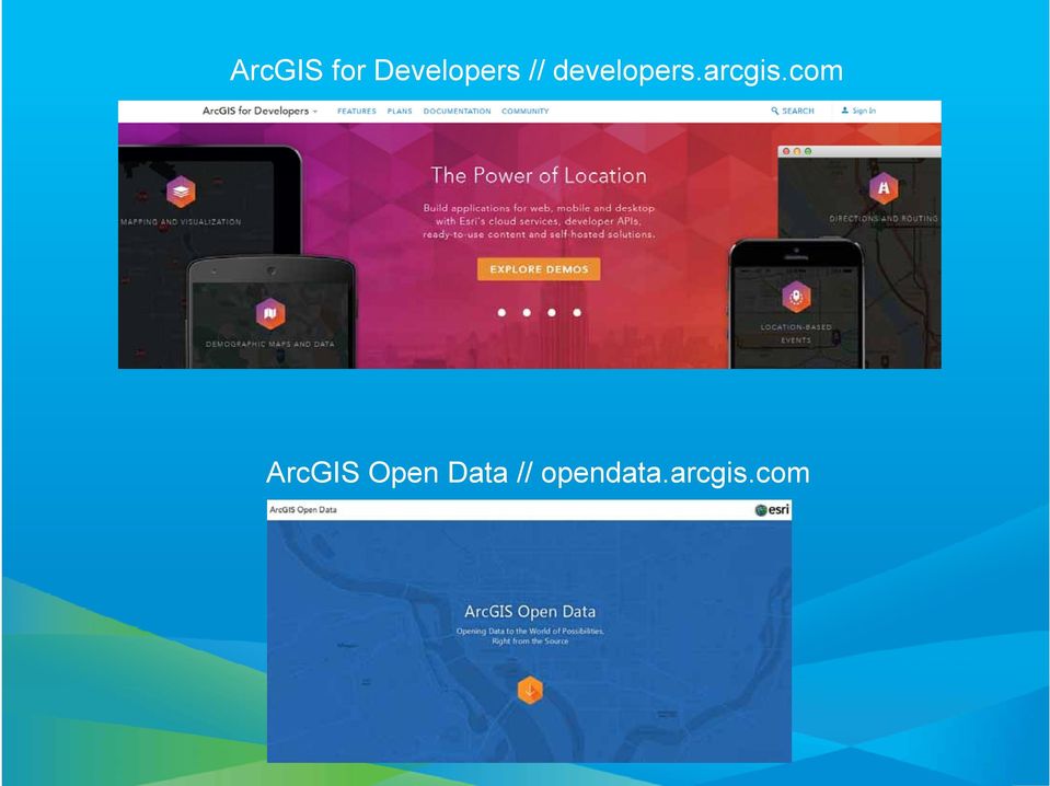 com ArcGIS Open Data