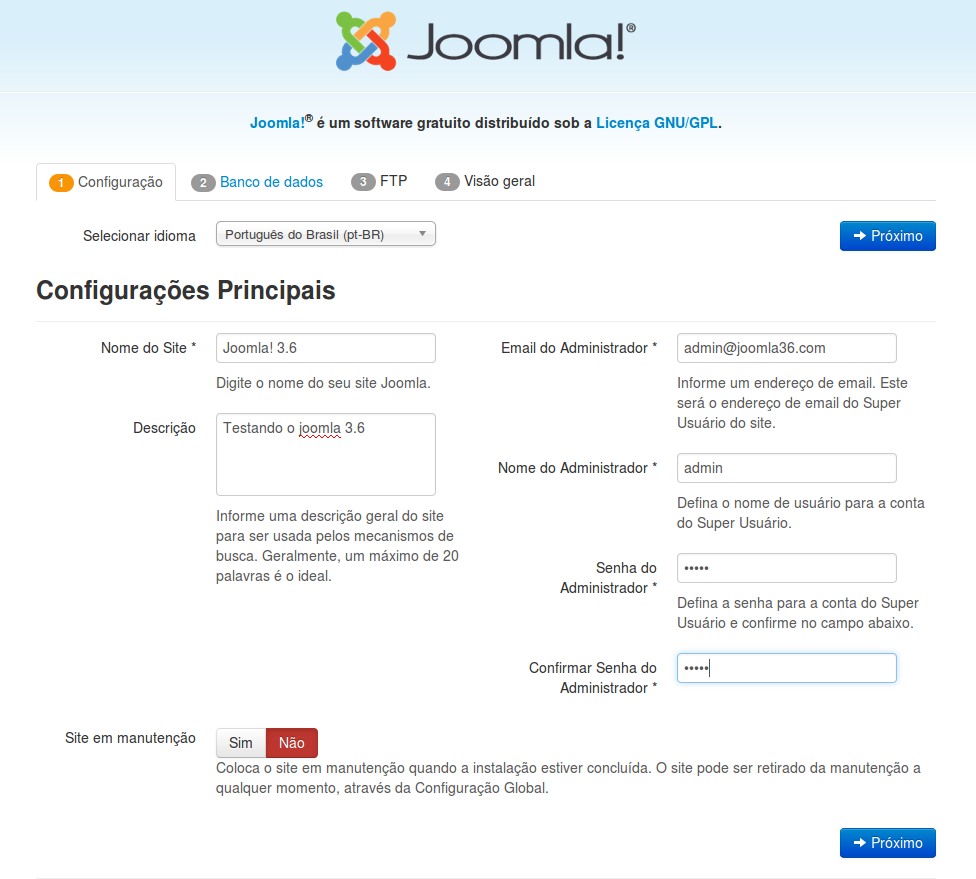 Novidades do Joomla! 3.6 1. O processo de atualização do Joomla foi melhorado e agora pode ser feita com a reinstalação de arquivos do núcleo do CMS.