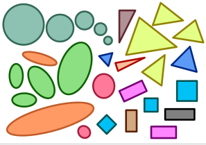 8. PROPORÇÕES GEOMÉTRICAS: SEMELHANÇA de FIGURAS 1). Ideia de figuras semelhantes 2). Semelhança de polígonos e triângulos 3). Razão de semelhança 4). Escalas 5). s e problemas 1).